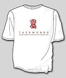 Taekwondo Martial Arts T Shirt 02 White
