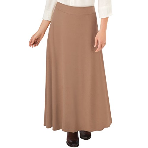 Faux Suede A-Line Skirt