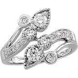 14K White Gold Diamond Right Hand Ring (0.25 ctw, G-H, SI1)