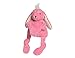 HuggleHounds Knottie Plush Dog Toy - Dog Stuffed Animal Toy, Squeaky Puppy Toys, for Small, Medium & Large Dogs, Durable Plush to Keep Them Busy - Bitsy Bunny, Large