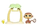 Littlest Pet Shop Pet Pairs - Sportiest 655 - Monkey with Swing