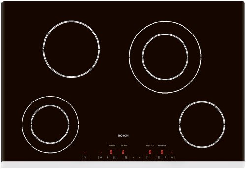 Bosch : 30 inch Electric Cooktop Stainless Steel Trim by Bosch
