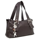 Catwalk Collection Brown Leather Jane Bag