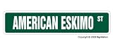 American Eskimo-Street Sign- collectable dog lover great gift idea