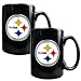 Marketing Mugs | Buy Mugs | Buy Coffee Mugs | Best Coffee Mugs | Great Coffee Mugs | World Coffee Mugs | American Coffee Mugs - Pittsburgh Steelers - NFL 2 Piece 15oz Ceramic Mug Set (Primary Logo)
