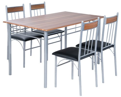 Essgruppe mit 4 Stühlen