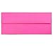 JAM PAPER #10 Business Colored Envelopes - 4 1/8 x 9 1/2 - Ultra Fuchsia Hot Pink - 25/Pack