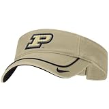 Nike Purdue Boilermakers Khaki Swoosh Adjustable Visor
