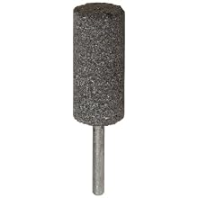 Norton NorZon Resin Bond Abrasive Mounted Point, Zirconia Alumina, W222 Shape, 1/4" Spindle Diameter, 1" Diameter x 2" Thickness, Grit 24 (Pack of 5)