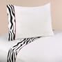 3pc Twin Sheet Set for Funky Zebra Bedding Collection