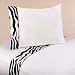 3pc Twin Sheet Set for Funky Zebra Bedding Collection