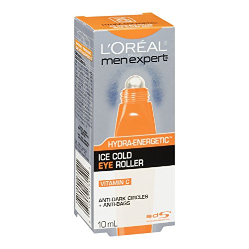 L'Oreal Paris Men's Expert HydraEnergetic Ice Cold Eye Roller, 0.33