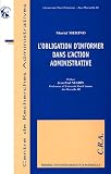 Revue PU Aix-Marseille  / L'obligation d'informer dans l'action administrative