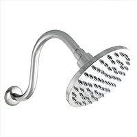 LDR 520 1059CP 6-Inch Gravity Shower Head, Chrome