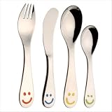 BergHOFF 1204024 Smiley 4 Piece Flatware Set