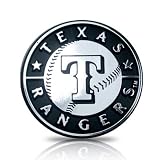 MLB Texas Rangers Chrome Car Emblem
