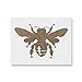 Bee Stencil Template - Reusable Stencil with Multiple Sizes Available