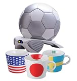 【Amazon.co.jp限定】 2011年サッカー女子ワールドカップ 世界一特別セット フラッグマグ【日本・アメリカ・スウェーデン】&サッカーボール型冷温庫