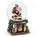 The San Francisco Music Box Company Santa Fireplace Base Snow Globe