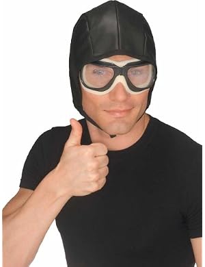 Aviator Helmet & Goggles Set