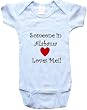 SOMEONE IN ALABAMA LOVES ME - ALABAMA BABY - State-series - White, Blue or Pink Onesie / Baby T-shirt