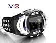 V2 Mobile Cell Watch Phone. With Keypad and 1.3MP Camera. Stereo Add Additional Accessories:: AC wall Charger USA Supplied Memory is to small, upgrade me to: 2GB Micro SD Memory Card