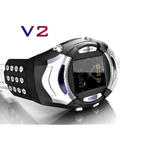 V2 Mobile Cell Watch Phone. With Keypad and 1.3MP Camera. Stereo Add Additional Accessories:: None Supplied Memory is to small, raise me to: None