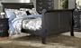 Home Elegance 599KBK-1CK BLACK CAL. KING BED
