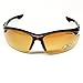 Xloop Hd Lens Sports Wrap Sunglasses Mens Womens Brown Xl434