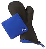 Kitchen Grips Contour Fit Oven Mitt , Royal Blue