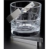 CRYSTAL KEY ICE BUCKET - ICE BUCKET, CRYSTAL, GREEK KEY COLLECTION