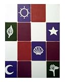 Symbols and Squares Abstract Giclee Poster Print by Terra Laurant, 16x20