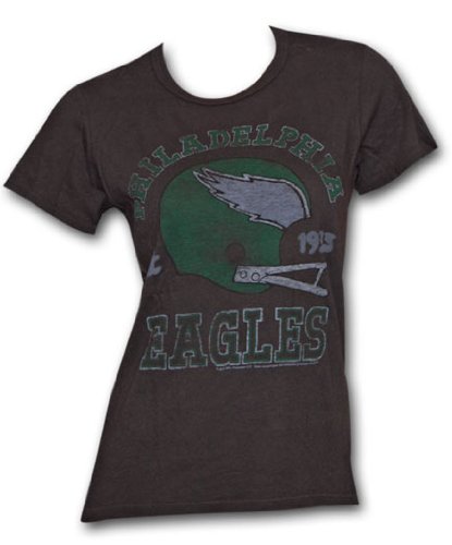 NFL Football Philadelphia Eagles Junk Food Vintage Graphic Ladies Tee Shirt