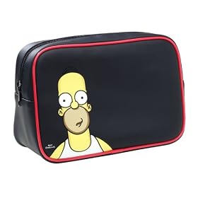 Homer Simpson Toiletry Bag with Face Towel, Shampoo & Shower Gel
