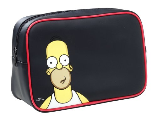Homer Simpson Toiletry Bag with Face Towel, Shampoo & Shower Gel