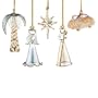 Lenox Nativity Blown glass Ornaments, Set of 5