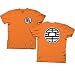 T-Shirt - Orange Dragon Ball Z - Kame Symbol,Medium