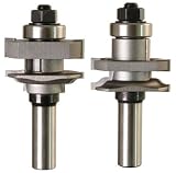 Amana 55430 2-pc Carbide Tipped Ogee Stile & Rail Router Bit Set
