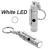 V8 Turbo Torch LED keyring clip torch in gift box - white led