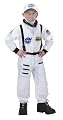 Jr. Astronaut Suit with Embroidered Cap, size 4/6 (white)