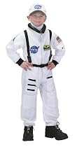 Jr. Astronaut Suit with Embroidered Cap, size 6/8 (white)