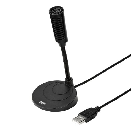 安いSANWA SUPPLY USBマイクロホン ブラック MM-MCUSB21BK