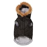 ファー付ダウンコート BK-S/