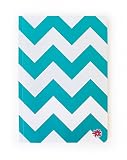 Teal Chevron Fashion Notebook Journal Blank Lined Composition Notebook 7