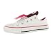 Converse Men's All Star Chuck Taylor Double Tongue Ox Casual Shoe White, Maroon, Berry