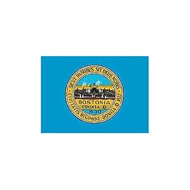 Boston City Flag 3ft x 5ft Nylon