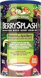 Berry Splash Energizing Drink Mix with Acai by Garden Greens - 23.5 Ounces