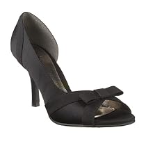 Women's Mossimo® Heidi Satin Bow Pumps - Black