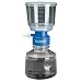 Nalgene Lab Bottletop Filter, MF75 series, Polystyrene, 0.45µm PES Membrane, Sterile, Graduated, Side Arm Adapter, Blue Collar