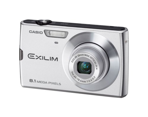 Casio EXILIM Zoom EX-Z150 (8 Megapixel, 4-fach opt. Zoom, 3 Display, Bildstabilisator) silber